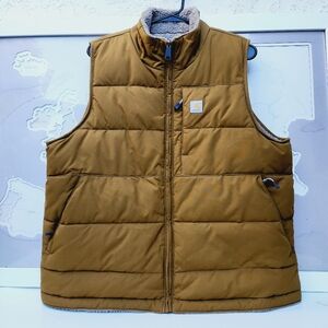 Carhartt Montana Insulated Reversible Relaxed Fit Puffer Vest Oak Brown Size L